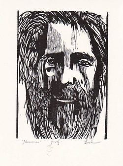 Item #25231 Meunier (print). Leonard Baskin