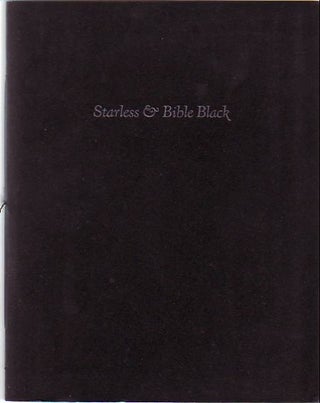 Item #311 Starless & Bible Black. Gerald Lange