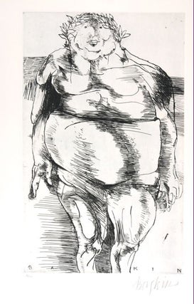 Item #9009499 Caesar (Print). Leonard Baskin