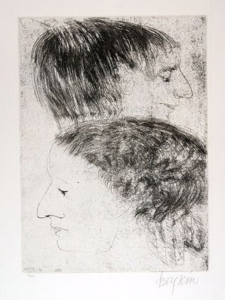 Item #9009500 Sons (Print). Leonard Baskin