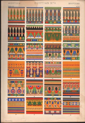 Item #9012446 Egyptian No. 4. (PRINT) (GRAMMAR OF ORNAMENT). Owen Jones