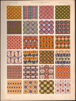 Item #9012449 Egyptian No. 7. (PRINT) (GRAMMAR OF ORNAMENT). Owen Jones