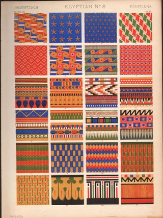 Item #9012450 Egyptian No. 8. (PRINT) (GRAMMAR OF ORNAMENT). Owen Jones