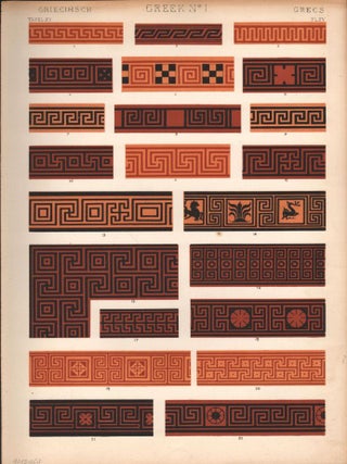 Item #9012454 Greek No. 1. (PRINT) (GRAMMAR OF ORNAMENT). Owen Jones