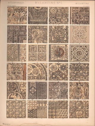Item #9012467 Byzantine No. 1. (PRINT) (GRAMMAR OF ORNAMENT). Owen Jones