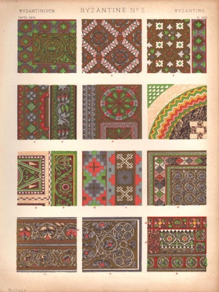 Item #9012468 Byzantine No. 2. (PRINT) (GRAMMAR OF ORNAMENT). Owen Jones