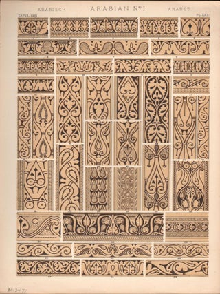 Item #9012471 Arabian No. 1. (PRINT) (GRAMMAR OF ORNAMENT). Owen Jones