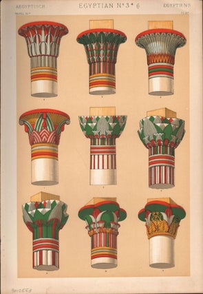 Item #9012553 Egyptian No. 3B. (PRINT) (GRAMMAR OF ORNAMENT). Owen Jones