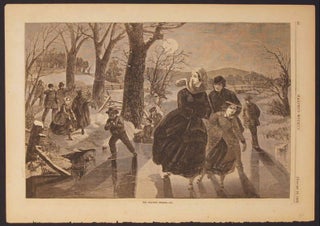 Item #9014232 THE SKATING SEASON (Print). Winslow Homer