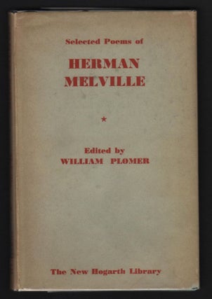 Item #9015457 Selected Poems of Herman Melville. Herman Melville