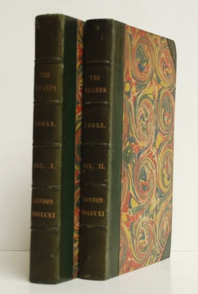 Item #9016558 The Thames; Graphic Illustrations of Seats, Villas, Public Buildings, and a Picturesque Scenery, on the Banks of the Noble River. Two Volumes. William Bernard Cooke.