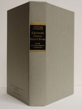 Item #9017214 A Short Title Catalogue of Eighteenth Century Printed Books in the National Library...