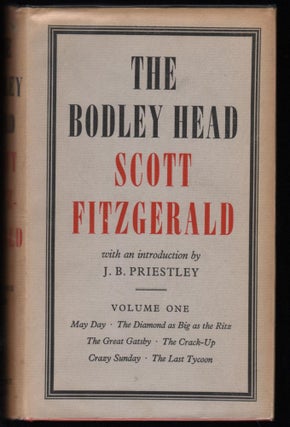 Item #9017278 The Bodley Head Scott Fitzgerald Vol. I ; The Great Gatsby, The Last Tycoon, and...