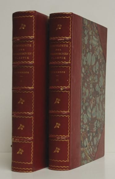 Item #9017352 Geschichte der Griechischen Plastik, two volumes. J. Overbeck.
