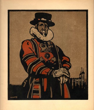 Item #9018054 Beef-eater / The Tower (print). William Nicholson