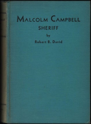 Item #9018280 Malcolm Campbell Sheriff. Robert B. David