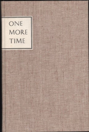 Item #9018380 One More Time and Other Poems. Robert Hahn