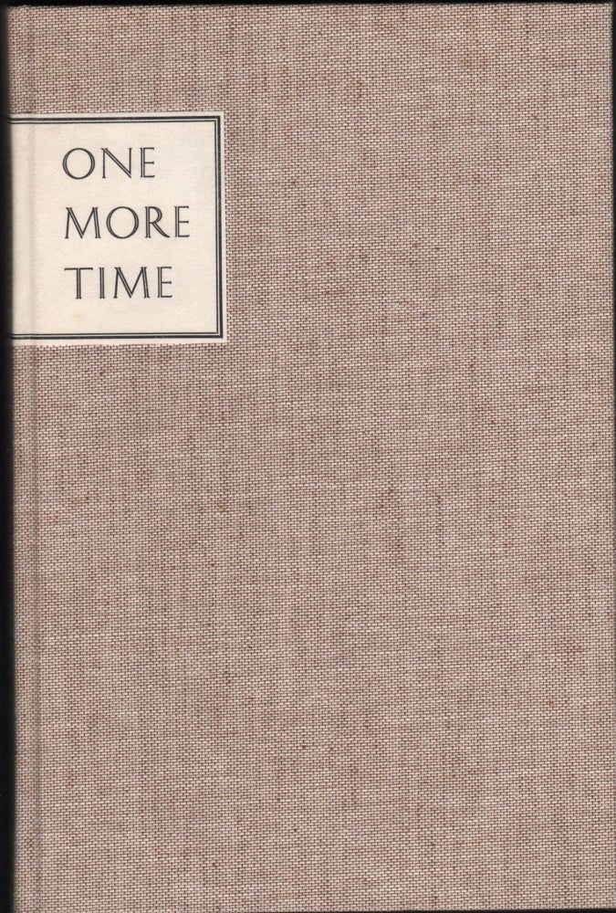 Item #9018380 One More Time and Other Poems. Robert Hahn.
