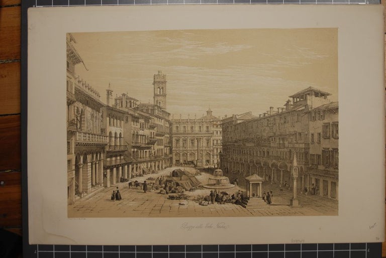 Item #9018949 Piazza delle Erbe, Verona (print)