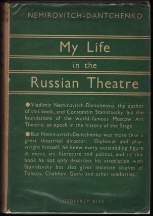 Item #9019286 My Life in the Russian Theatre. Nemirovitch Dantchenko