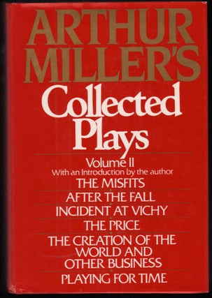 Item #9020189 Arthur Miller's Collected Plays, Volume II. Arthur Miller