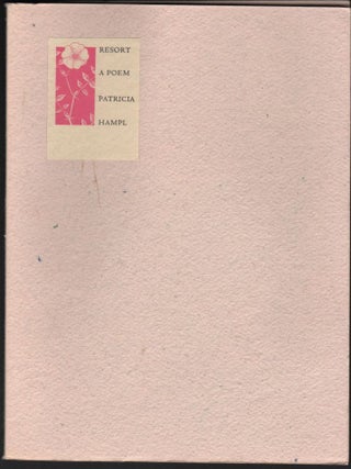 Item #9020576 Resort: A Poem. Patricia Hampl, Gaylord Schanilec
