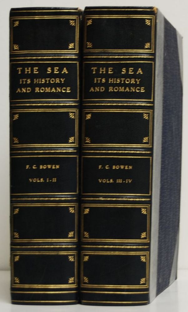 Item #9020586 The Sea; Its History and Romance. 4 volumes in 2 bound from 16 parts. Frank C. Bowen.