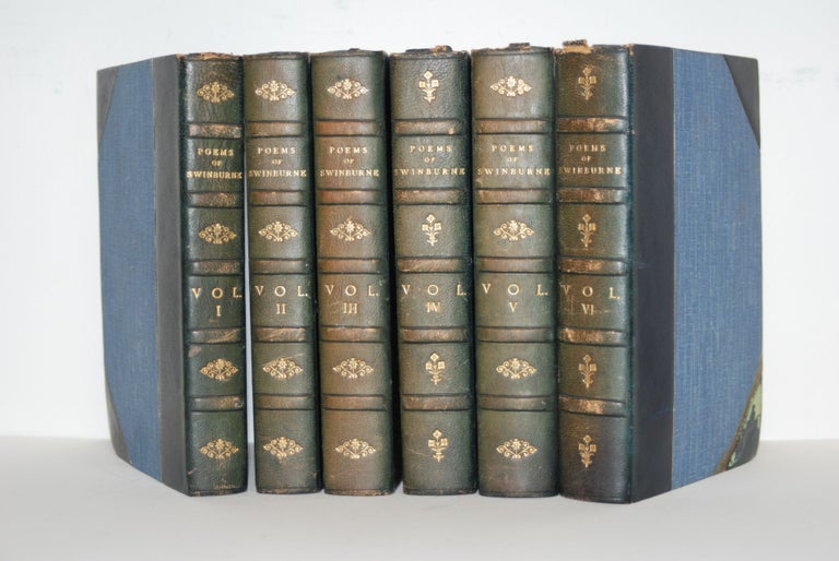 Item #9021207 The Poems Of Algernon Charles Swinburne. Six Volumes. Algernon Charles Swinburne.