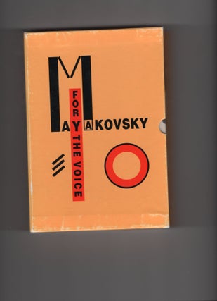 Item #9023706 Vladimir Mayakovsky; For the Voice. Vladimir Mayakovsky, El Lissitzky