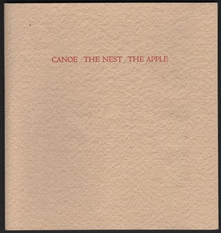 Item #9026585 Three Poems; Canoe, The Nest, The Apple. Guernsey Bruce