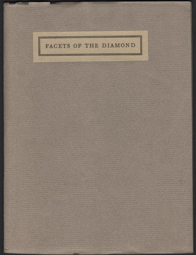 Item #9026701 Facets Of The Diamond; A Poem. Robert Thomas Reilly.