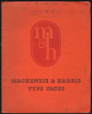 Item #9027295 Mackenzie & Harris Type Faces