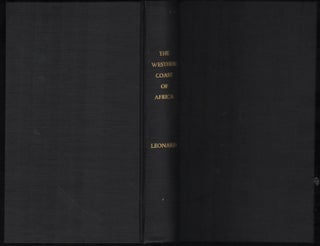 Item #9027688 The Western Coast of Africa; Journal of an officer under Captain Owen. Records of a...