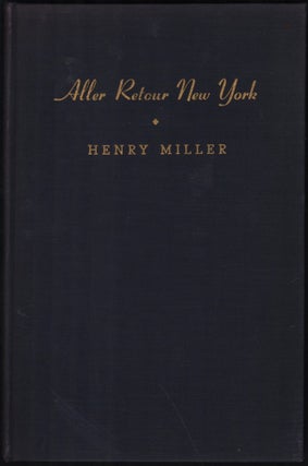 Item #9027763 Aller Retour New York. Henry Miller