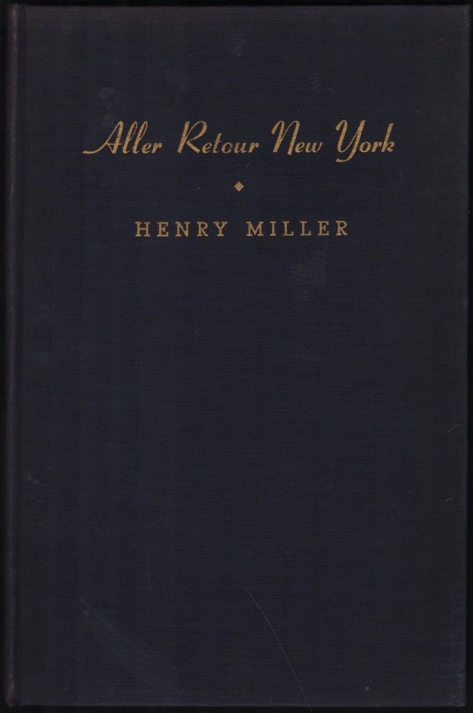 Item #9027763 Aller Retour New York. Henry Miller.