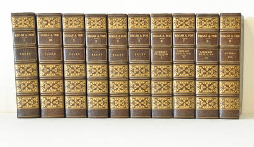 Item #9028032 The Works of Edgar Allan Poe. Ten volumes complete. Edgar Allan Poe.