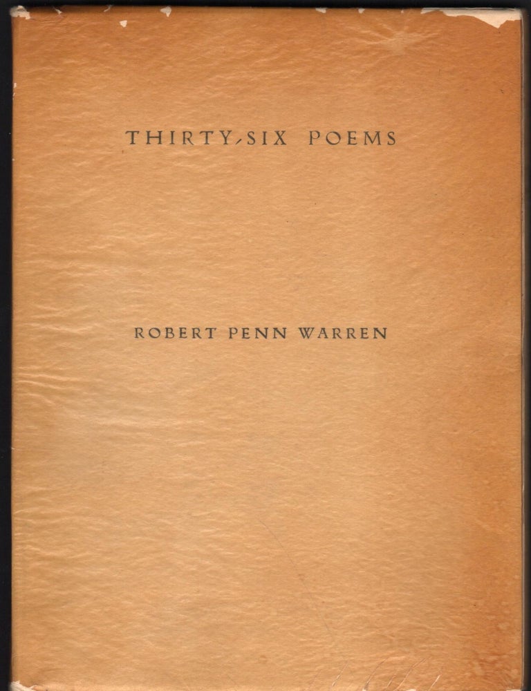 Item #9028374 Thirty-Six Poems. Robert Penn Warren.