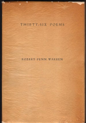Item #9028374 Thirty-Six Poems. Robert Penn Warren