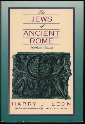 Item #9028712 The Jews of Ancient Rome; Updated Edition. Harry J. Leon