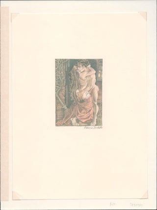Matted and signed illustration for Kraken edition of Herman Melville's "Pierre; or, the. Maurice Sendak.