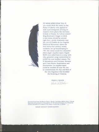 Item #9032492 To Hear Some Folks Tell It... (broadside). Paula L. Woods, Gaylord Schanilec