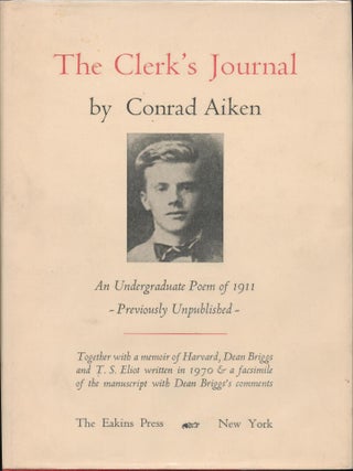 Item #9033759 The Clerk's Journal. Being The Diary Of A Queer Man.; An Undergraduate Poem...
