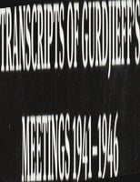 Item #9034191 Transcripts of Gurdjieff's Meetings 1941-1946. George Ivanofich Gurdjieff.